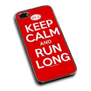 Running Keep Calm Run Long iPhone Case (iPhone 5) Cell Phones & Accessories