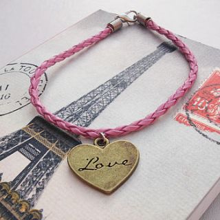 personalised love charm bracelet by danielle alder designs and accessories