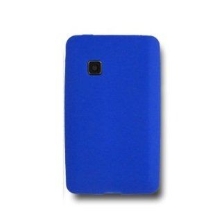 SOGA(TM) Blue Silicone Rubber Skin Case Cover for LG 840G LG840G Tracfone, Straight Talk, Net 10 Accessories [SWF9]: Cell Phones & Accessories