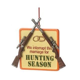 Shop 3" Funny "Hunting Season" Plaque Quote Christmas Ornament at the  Home Dcor Store. Find the latest styles with the lowest prices from Midwest