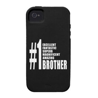 Birthdays Parties Christmas : Number One Brother Vibe iPhone 4 Covers