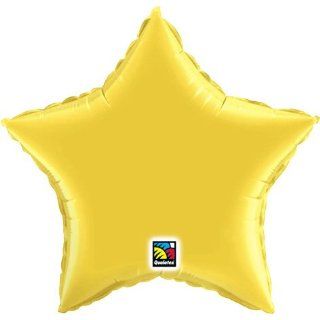 18" Metallic Gold Star Shape Mylar Balloon: Toys & Games