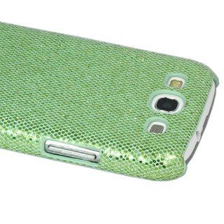 ASleek Green Bling Sparkle Glitter Hard Case Cover Back for Samsung Galaxy S III S3: Cell Phones & Accessories