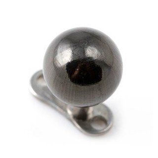 316L Surgical Steel Black Ball for Microdermal Piercing   Body Piercing & Jewelry by VOTREPIERCING   Size: Standard   Diameter: 05mm: Jewelry