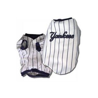 New York Yankees Dog Baseball Jersey Shirt Size Medium : Pet Shirts : Pet Supplies