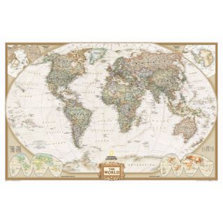 National Geographic Maps World Executive Wall Map