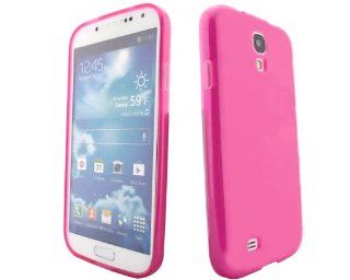 BONAMART TM Hot Pink TPU Soft Silicone Gel Protective Case Cover For Samsung Galaxy S4 SIV S 4 IV i9500: Computers & Accessories