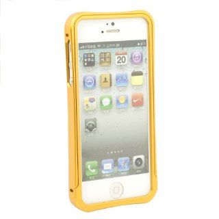 Luxury Aluminum Metal Frame Bumper Case Cover For New iPhone 5 5G Gold PC339J: Cell Phones & Accessories