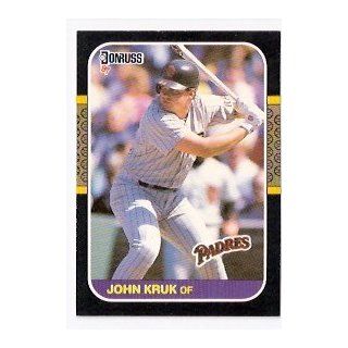 1987 Donruss #328 John Kruk : Sports Related Trading Cards : Sports & Outdoors