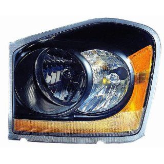 Depo 334 1110P AS2 Dodge Durango Black Headlight Assembly: Automotive