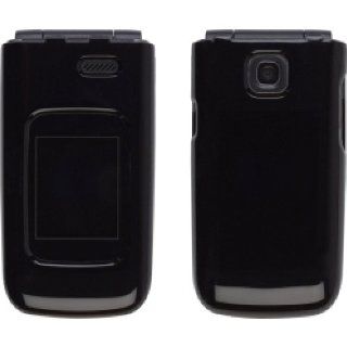 LG F4 A340 Element Shiny Black Snap On Cell Phones & Accessories