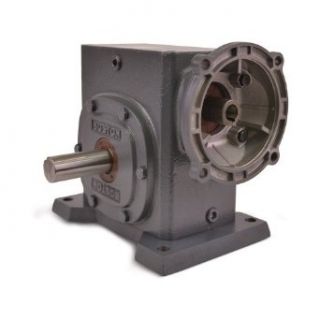 Boston Gear F732B60KB5G Right Angle Gearbox, NEMA 56C Flange Input, Right Output, 601 Ratio, 3.25" Center Distance, 1.75 HP and 2549 in lbs Output Torque at 1750 RPM Mechanical Gearboxes