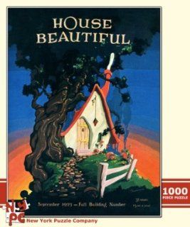 House Beautiful Fairy Tale Cottage 1000 Piece Jigsaw Puzzle: Toys & Games