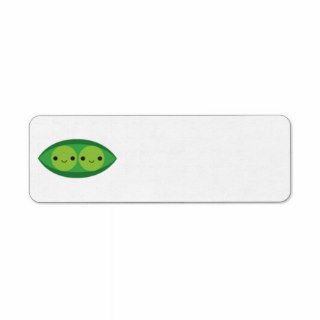 Peas in a Pod Custom Return Address Labels