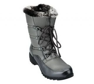 As Is Weatherproof Janice Lace up Water Resistant Boots —
