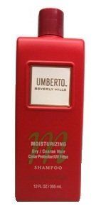 Umberto Beverly Hills M Moisturizing Dry Coarse Hair Shampoo, Color Protecting With UV Filter, Professional Series, 12 Fl Oz/ 355 mL : Beauty