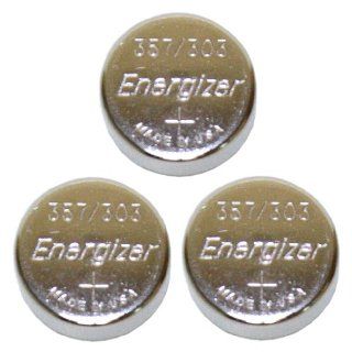 Energizer 11098   357 1.55 Volt Silver Oxide Zero Mercury Button Cell Watch/Calculator/Medical/Electronic Book/Toys Battery (3 pack) (357BPZ 3): Everything Else