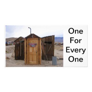 Gold Point Outhouses Photo Card