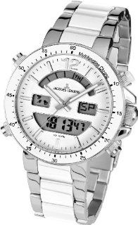 Jacques Lemans Men's 1 1714B Milano Sport Analog with Analog Digital Display and Ceramic Watch: Watches