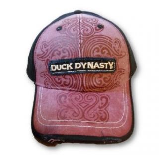 Duck Dynasty Womens Hat Ladies Pretty Redneck Licensed Duck Dynasty Ball Cap (One Size Velcro Adjustable, Maroon & Black) at  Womens Clothing store: