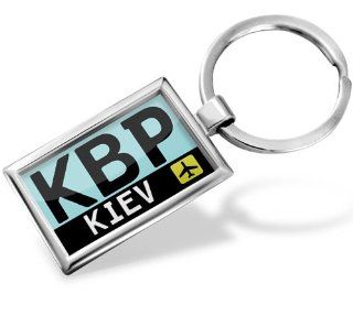 Keychain "Airport code "KBP / Kiev" country: Ukraine   Hand Made, Key chain ring: Automotive