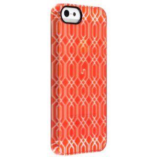 Uncommon LLC Orange Chain Clear Deflector Hard Case for iPhone 5/5S   Retail Packaging   Orange: Cell Phones & Accessories