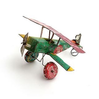 model tin aeroplane by exclusive roots