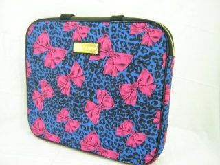 Betsey Johnson Cheetah Bows 15" Laptop Case Sleeve Blue Multi: Computers & Accessories