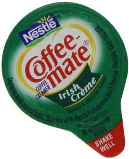 Coffee mate Coffee Creamer, Irish Creme Liquid Singles, 0.375 Ounce Creamers (Pack of 180) : Nondairy Coffee Creamers : Grocery & Gourmet Food
