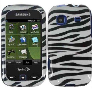 For Sprint Samsung Trender M380 Accessory   Zebra Designer Case Proctor Cover: Cell Phones & Accessories