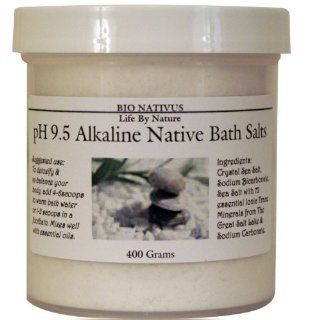 Bio Nativus ph 9.5 Alkaline Native Bath Salts from Great Salt Lake : Bath Minerals And Salts : Beauty