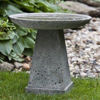 Campania International Halifax Cast Stone Bird Bath   B 129 AL : Birdbaths : Patio, Lawn & Garden