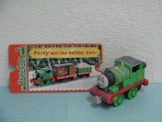 New 'HOLIDAY PERCY' Take Along Thomas & Friends Train Die cast Engine Loose Item Includes Exclusive Collector Card Retired Item: Toys & Games