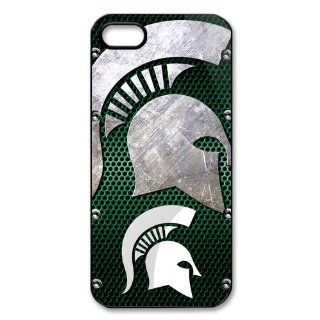 NCAA Michigan State Spartans Iphone 5 5s Case Cover University Team Logo Snap On Iphone 5 5s Cases Cell Phones & Accessories