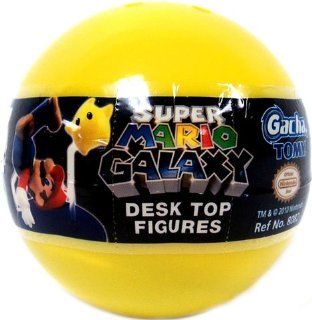 Tomy Gashopan Super Mario Galaxy Mini Desk Top Action Figure PVC Blind Pack: Toys & Games