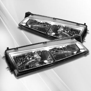 Nissan 240SX 97 98 Crystal Headlights ~ pair set (Chrome): Automotive