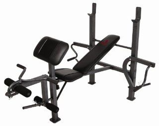 Marcy Diamond MD 389 Standard Bench with Butterfly  Standard Weight Benches  Sports & Outdoors