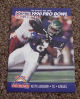 1990 Pro Set Keith Jackson # 396 NFL Football Pro Bowl Card : Sports Related Merchandise : Sports & Outdoors