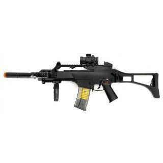 Double Eagle M85P Electric Airsoft Gun Full Auto FPS 260, Loaded w/ Tactical Accessories : Airsoft Rifles : Sports & Outdoors