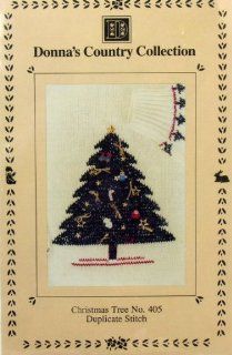 Donna's Country Collection Christmas Tree #405 Duplicate Stitch