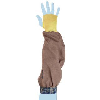 Ansell 59 406 FR Kevlar Blend with a DuPont Kevlar Cuff Welders Sleeves, Brown, 22" Length (Pack of 12 Each): Arm Safety Sleeves: Industrial & Scientific