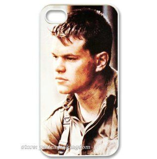 Actor Matt Damon style mobile hard case for iPhone 4 designed by padcaseskingdom: Cell Phones & Accessories