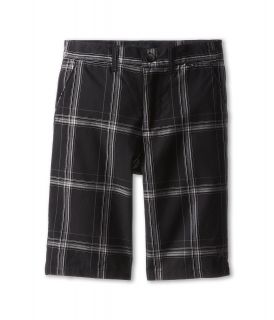 Hurley Kids Puerto Rico Plaid Short Boys Shorts (Black)