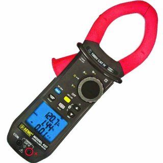 AEMC 407 True RMS Power Clamp Meter with Recording Capability, 1, 000A AC, 1, 500A DC, Conductors to 48mm, Voltage, Frequency, Resistance, and Power Measurement: Industrial & Scientific