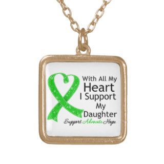 I Support My Daughter With All My Heart Custom Necklace