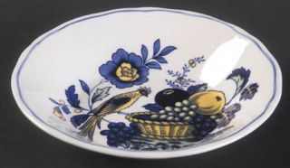 Spode Blue Bird Fine Stone Fruit/Dessert (Sauce) Bowl, Fine China Dinnerware   B