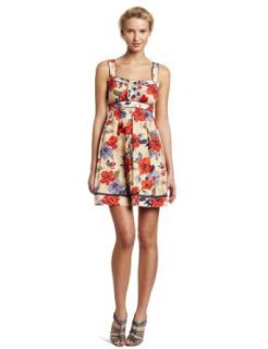Jessica Simpson Women's Ruffle Front Tank Dress, Vintage Floral, 2 at  Womens Clothing store