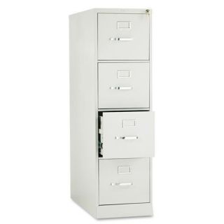 Hon 210 Series 28.5 inch Four drawer Light Gray Suspension File Cabinet