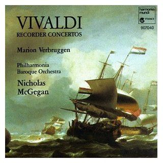 Vivaldi   Recorder Concertos / Verbruggen  PBO  McGegan Music
