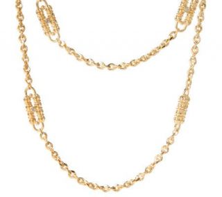 Jacqueline Kennedy Goldtone Paperclip Necklace —